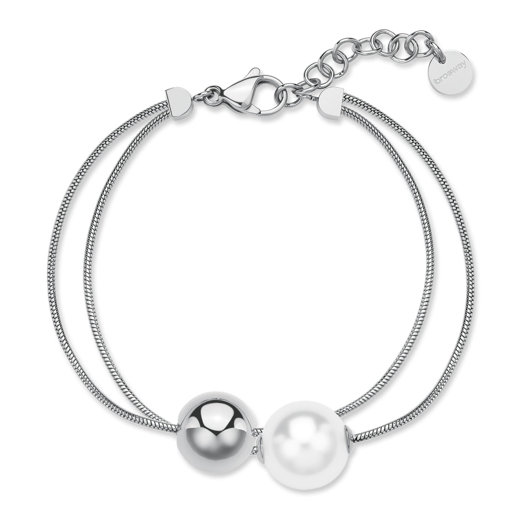 Brosway Bracciale Donna In Acciaio E Perle | Collezione Perfect - BPC54-image