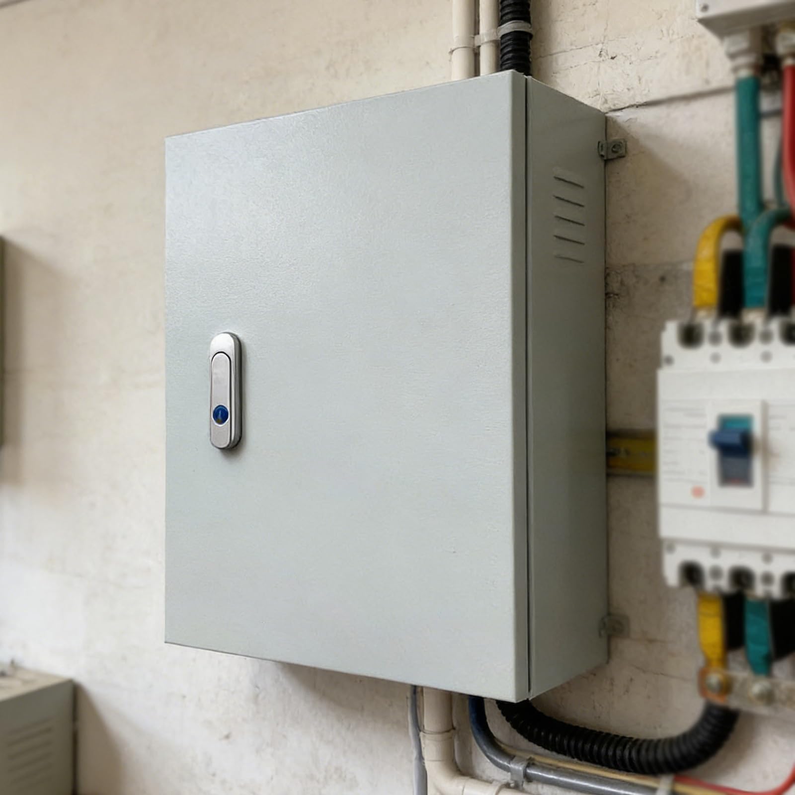 Scatola di Distribuzione Ispessita per Interni, Quadro Elettrico, con Striscia di Tenuta, Quadro Elettrico Interno, per Pareti Interne(20x15x30CM/8x6x12IN)