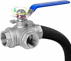 Valvola Di Deviazione Per Acqua - Ottone Cromato, Per Tubi 3/8" - Uso Cucina O Filtri - Foto 2