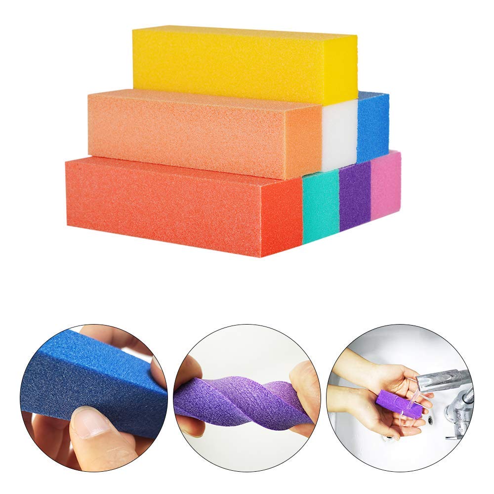 Portable Electric Nail Drill Set with Nail Files and Buffers Set,6 Nail Drill Bits ,17 PCS Professional Manicure Tools Kit for Natural Acrylic Nails Nail Art Tools : Beauty & Personal Care