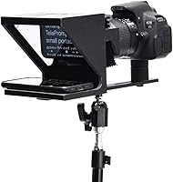 Vista 7 de El teleprompter personal compacto original para producción de video. No requiere estudio. Perfecto para réflex digital, cámaras web y cámaras