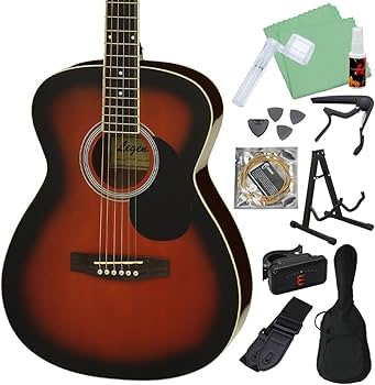 Amazon | LEGEND FG-15 初心者セット アコースティックギター (Brown Amazon | LEGEND FG-15 初心者セット アコースティックギター (Brown