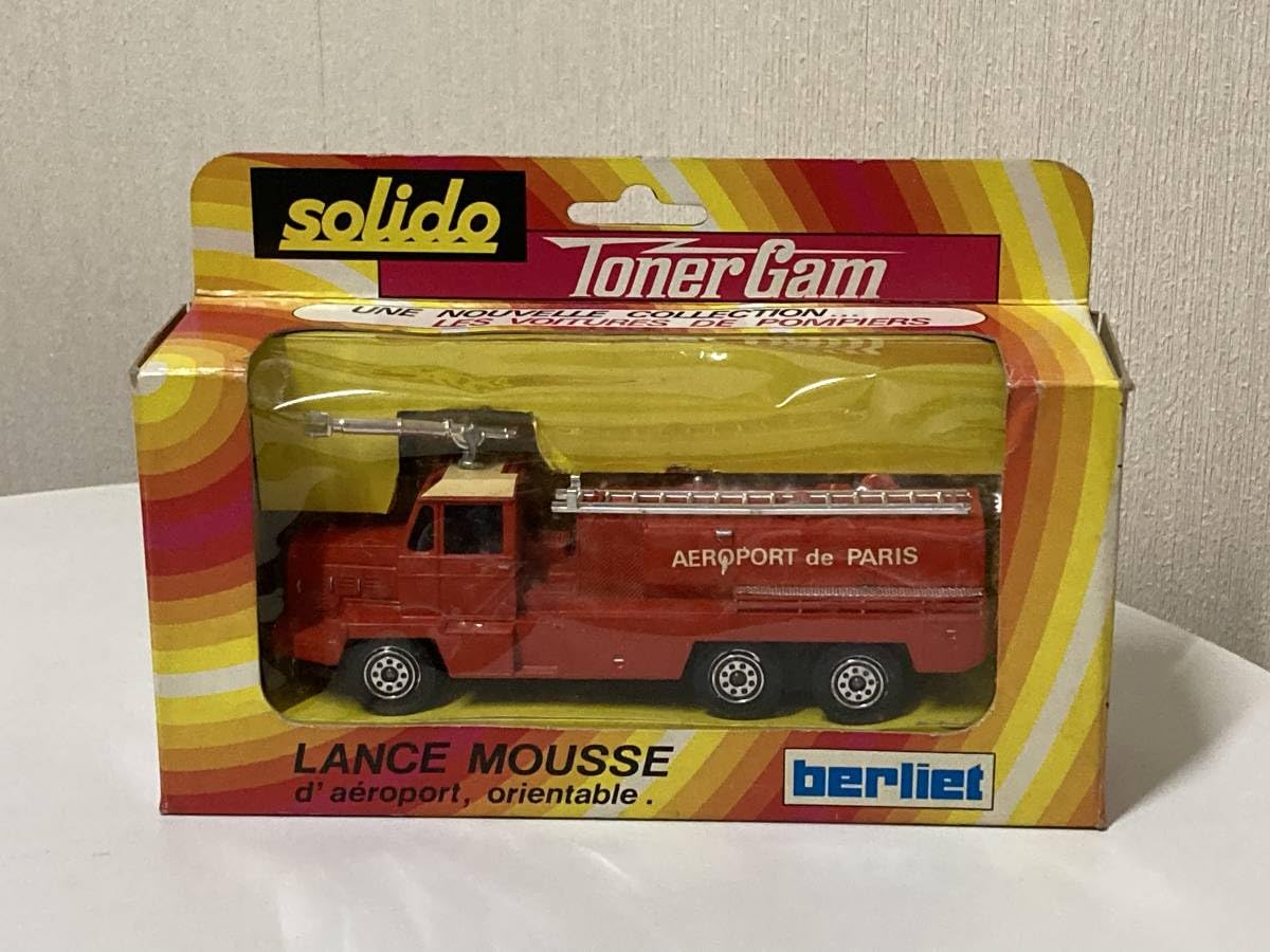 Amazon | ミニカー フランス ソリド（solido） LANCE MOUSSE 消防車