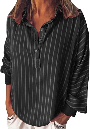 Cotton Casual Solid Shirt Blouse 