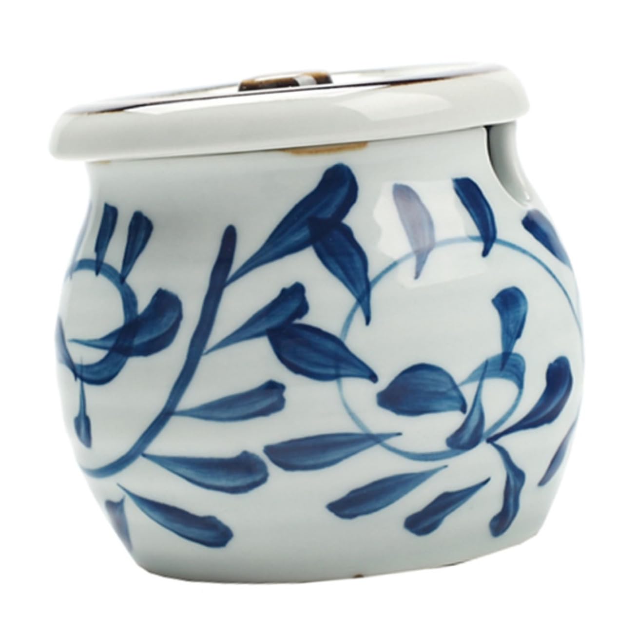 Lot de 3 salières en céramique avec couvercles, récipients à poivre, sucriers, récipients en verre pour aliments, pots de rangement en verre, conteneurs à thé, en céramique, assaisonnement