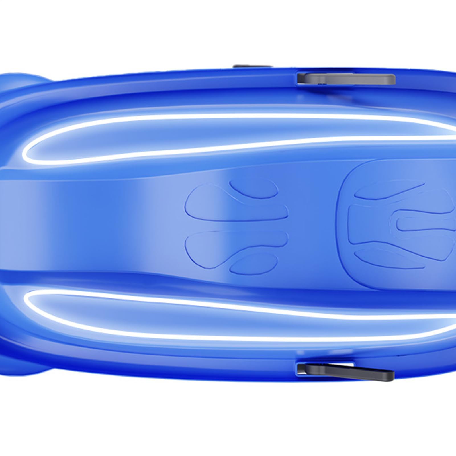 Slitta per All Piccoli Slittino Da Neve Outdoor Sled Attrezzature Sportive Inverno Familiare Freno Integrato
