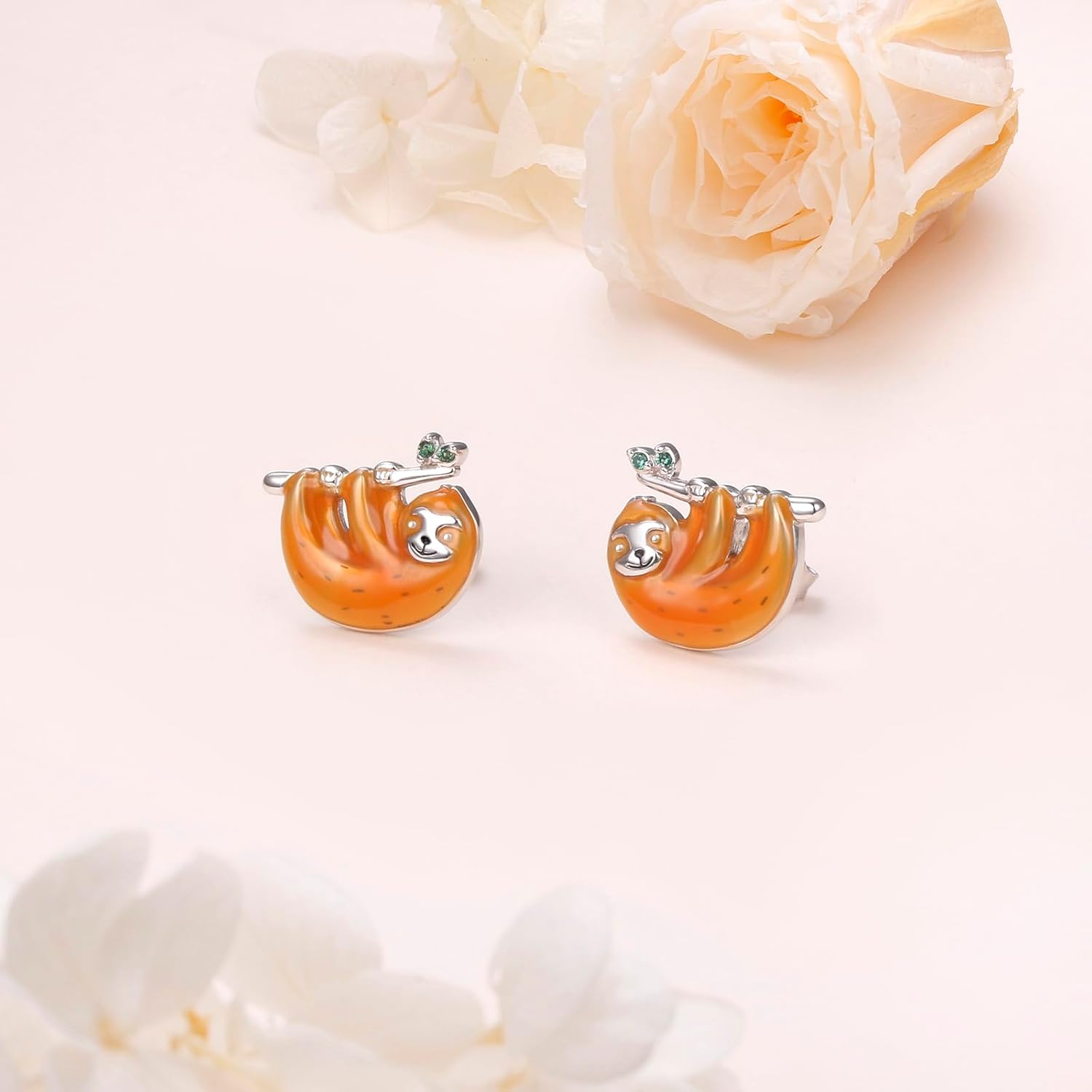 925 Sterling Silver Squirrel Bunny Earrings Easter Gift Cute Animal Stud Earrings Jewelry Birthday Gifts for Women - Image 3