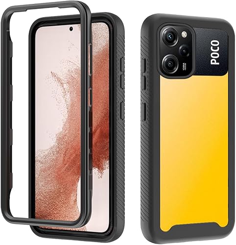 Wousunly Funda compatible con Poco X5 Pro de protección completa de 360 grados, transparente, funda para teléfono Xiaomi Poco X5 Pro, funda de disponible en Yaxa Peru
