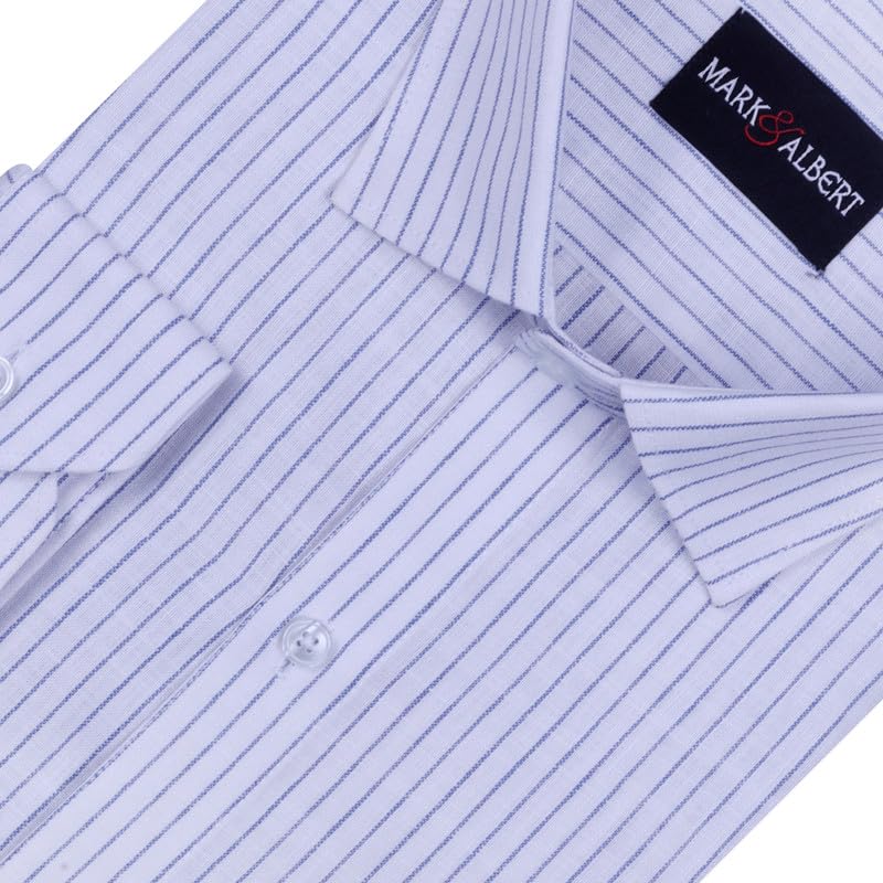 Image of Men's Striped Cotton Formal Shirt