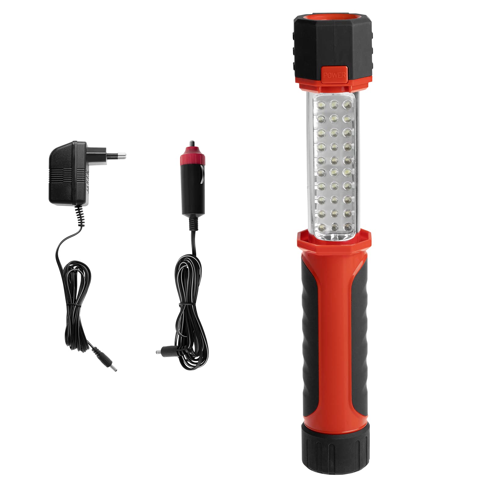 HIBRON 12 Linternas Recargables Retráctil LED con Asa para Taller Cámping, Camping, Emergencias, Pesca etc