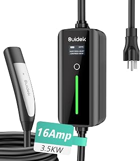 Portable Tesla Charger, Level 2 16Amp 3.5KW Tesla Mobile Charger with Adjustable Current & NACS Connector, NEMA 6-20 Plug, Fast Tesla Universal Wall Charger for Model Y/X/3/S/Cybertruck