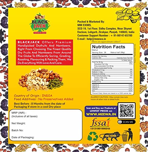 Image of BlackJack Makhana, Puffed Foxnuts,1 Kg, Gluten-Free, Healthy Snack, Vegan, Keto-Friendly, Prasadam Makhana,Fit for Fasting,Medium Small Size Mix, Pack of 4 x 250g