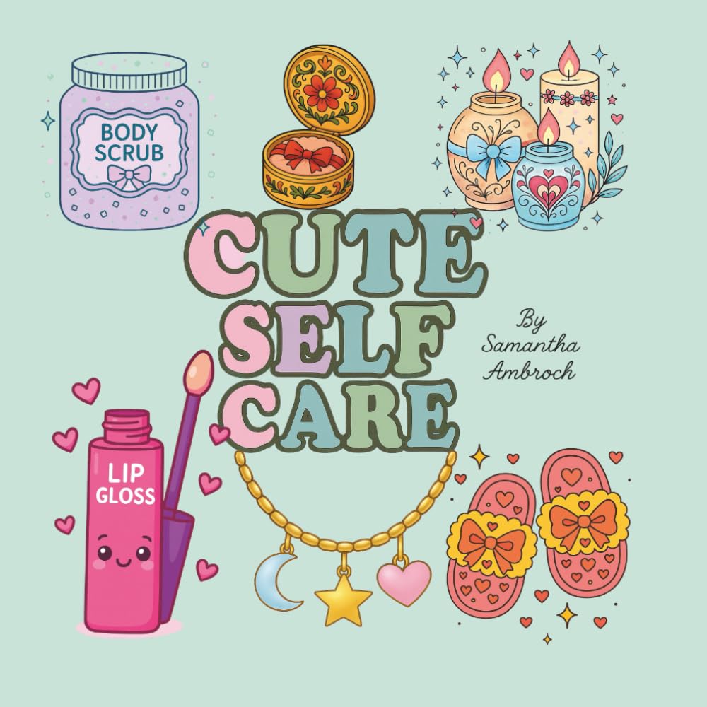 Cute Self Care coloring book