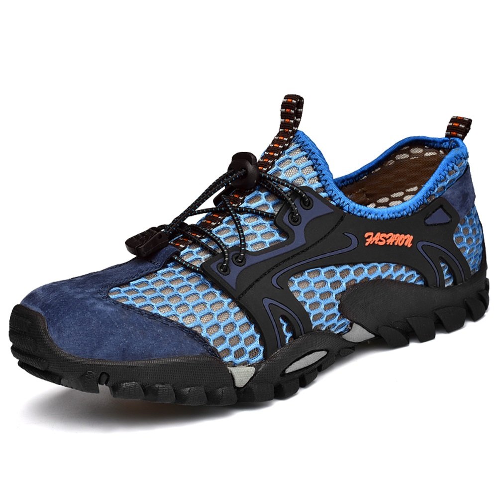 FLARUT Sandalias Deportivas Trekking Hombres Verano Pescador Playa Zapatos Casuales Transpirable Zapatilla de Senderismo Deportes Montaña y Asfalto Zapatos para Correr Malla