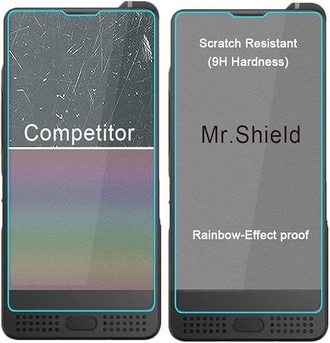 Miniatura 5 de MrShield Paquete de 3 Protector de pantalla diseñado para Sonim XP10 vidrio templado vidrio japonés con dureza 9H con reemplazo de por vida