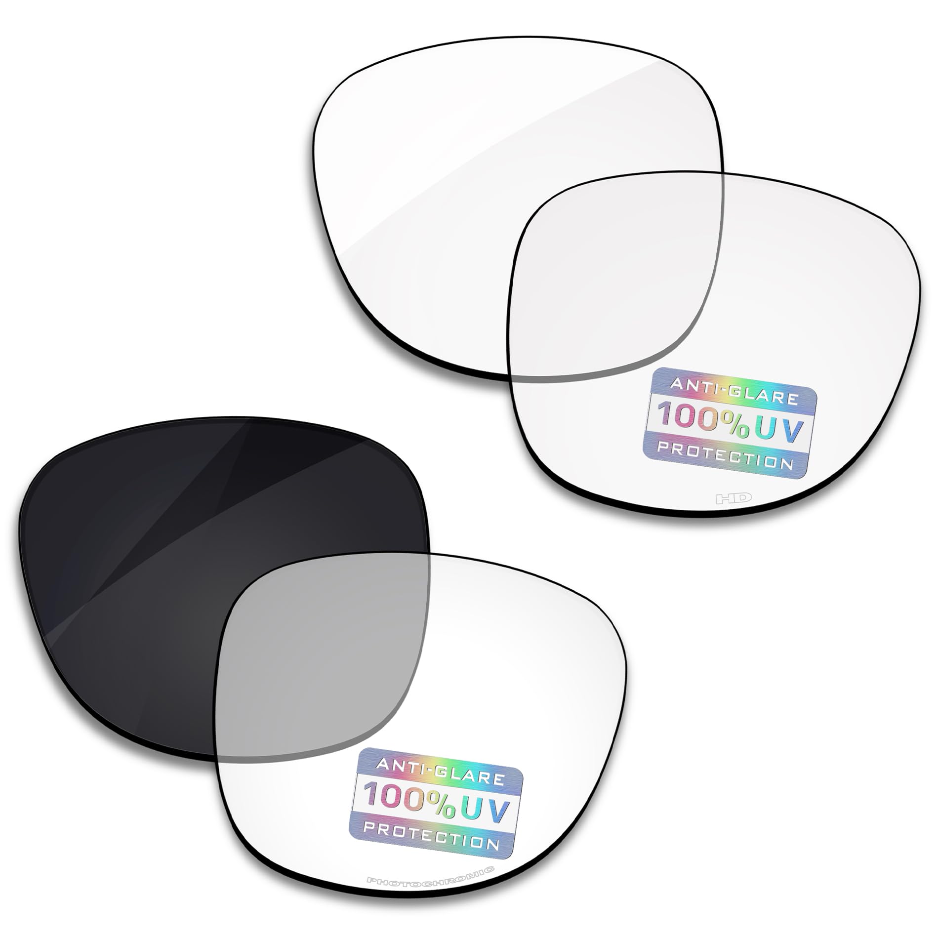 Bowyer 2P HIGH DEFINITION Replacement Lenses for Ray-Ban Meta Wayfarer RW4008 53mm Gen 2 RW4012 53mm AI Glasses