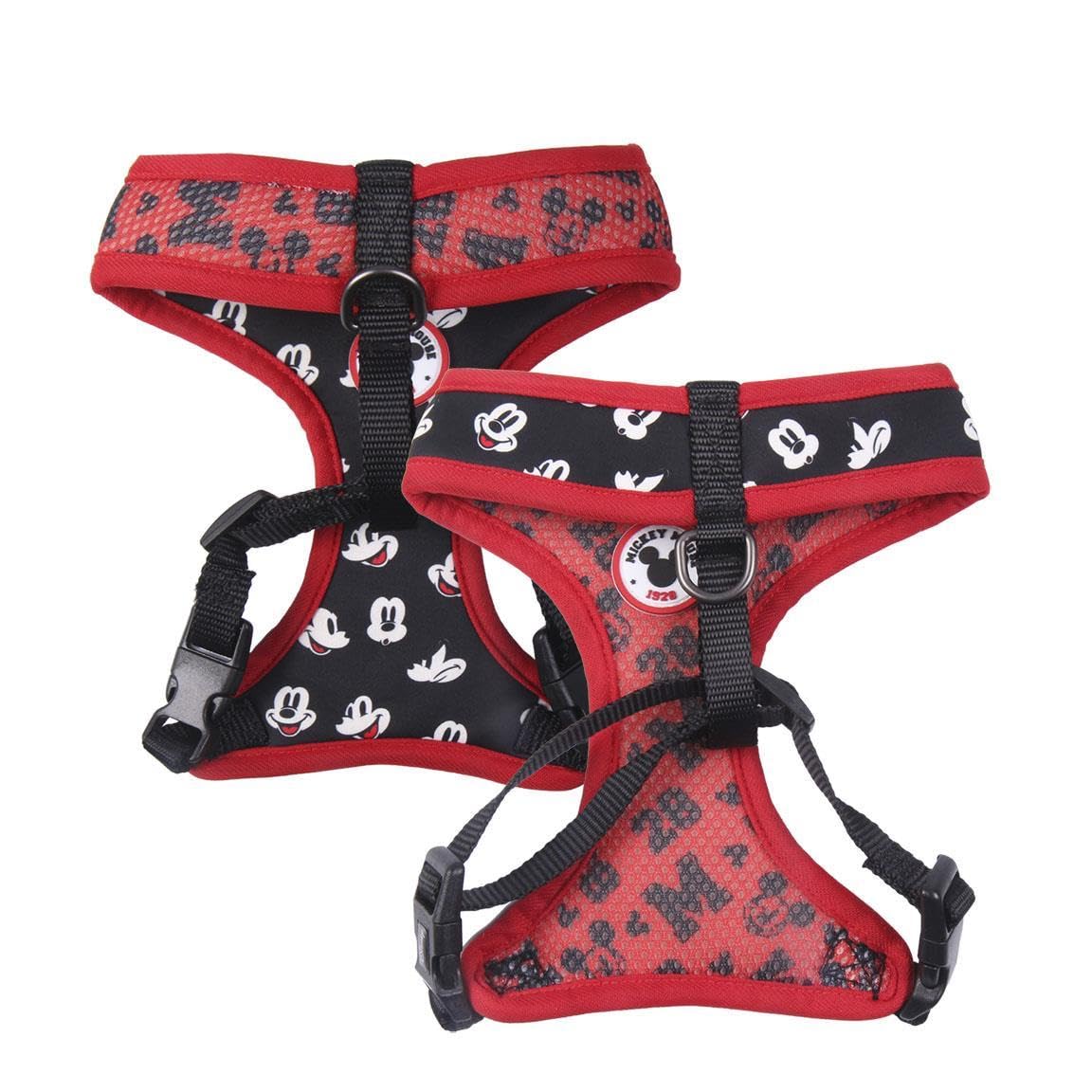 CERDÁ LIFE'S LITTLE MOMENTS - For Fan Pets | Mickey Mouse XXS-XS Dog Harness - Official Disney License