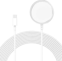 Vista 8 de ZEROLEMON Cargador inalámbrico magnético de 10 pies, compatible con MagSafe, almohadilla de carga inalámbrica rápida con cable trenzado extralargo