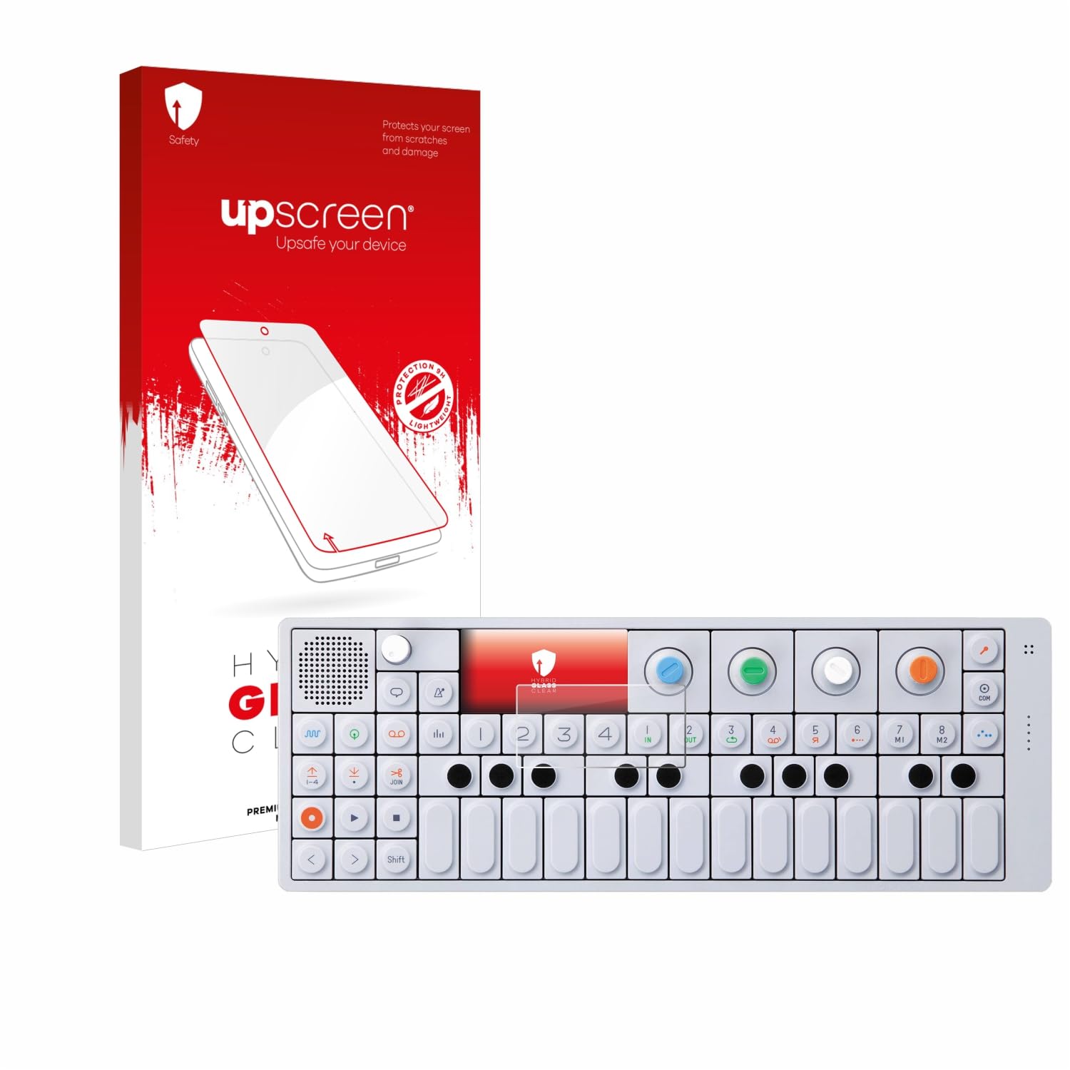 upscreen Screen Protector Film compatible with Teenage Engineering OP-1 Sampler & Controller - 9H Glass Protection, Extreme Scratch Resistant