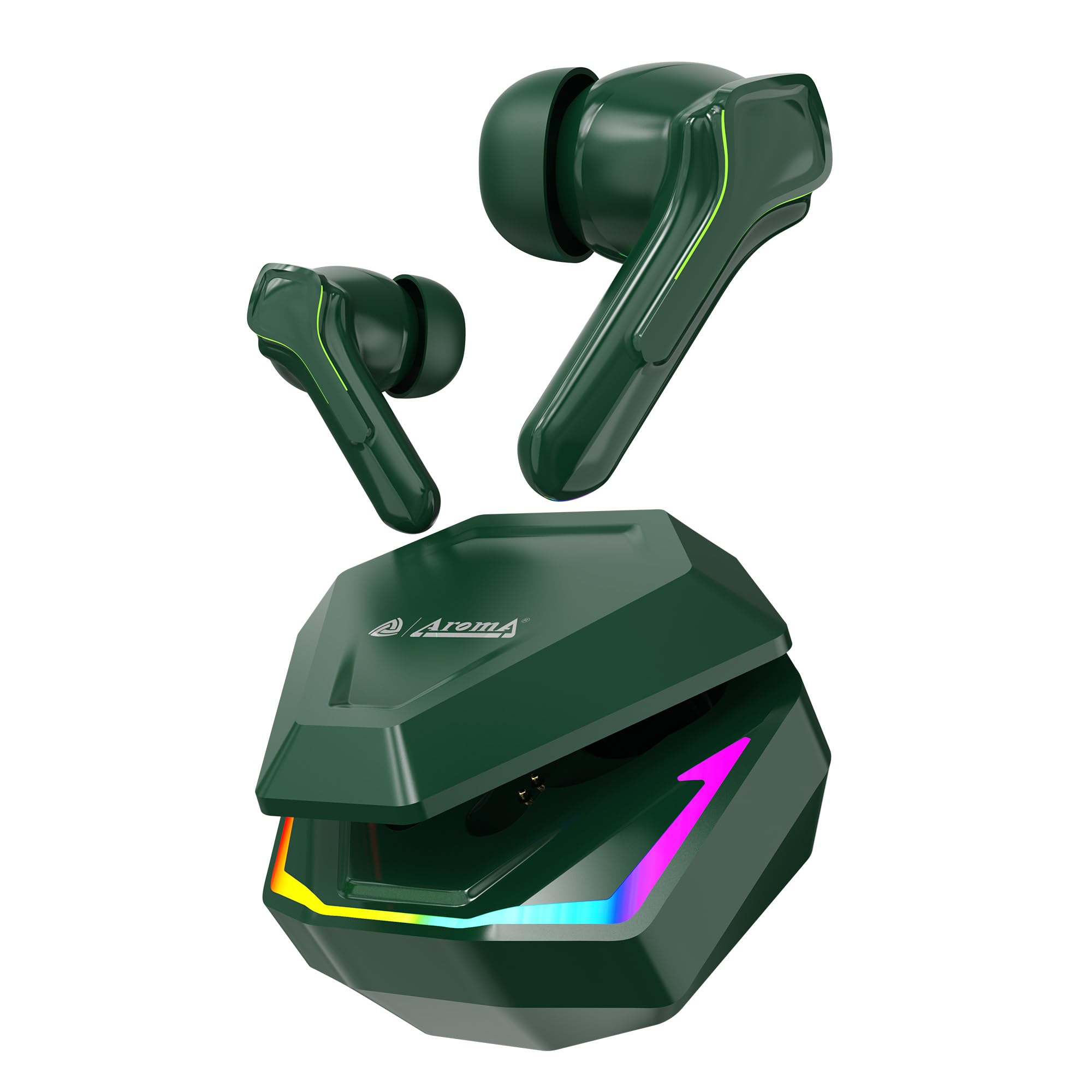 AROMA NB138 Earbuds: 60H Playtime & Bass -13