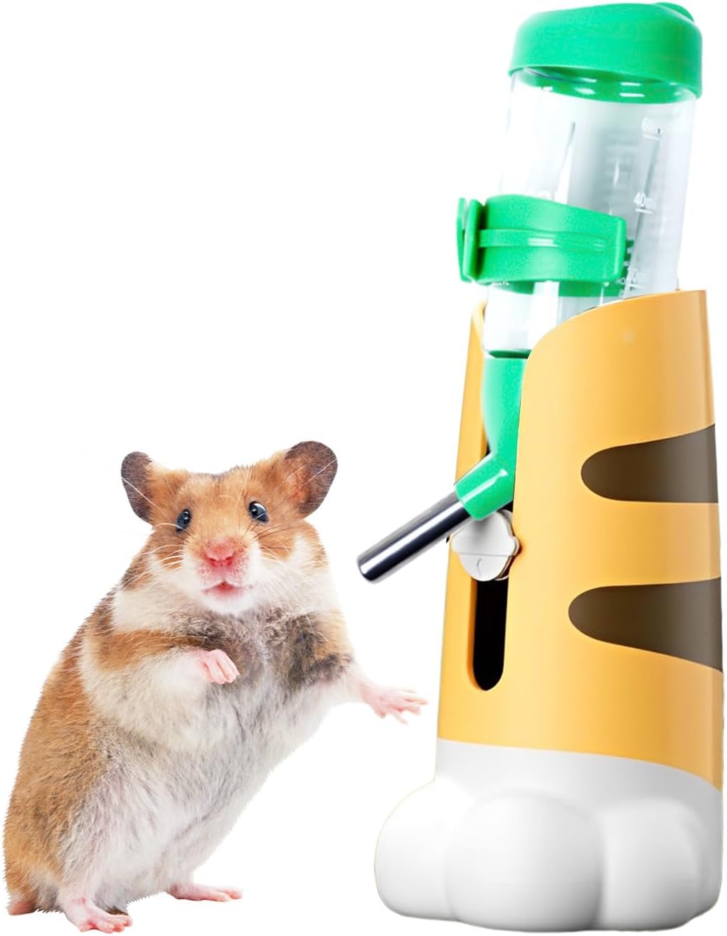 Plastic Adjustable Hamster Water Bottle YOYIAG 80ML Hamsters Automatic