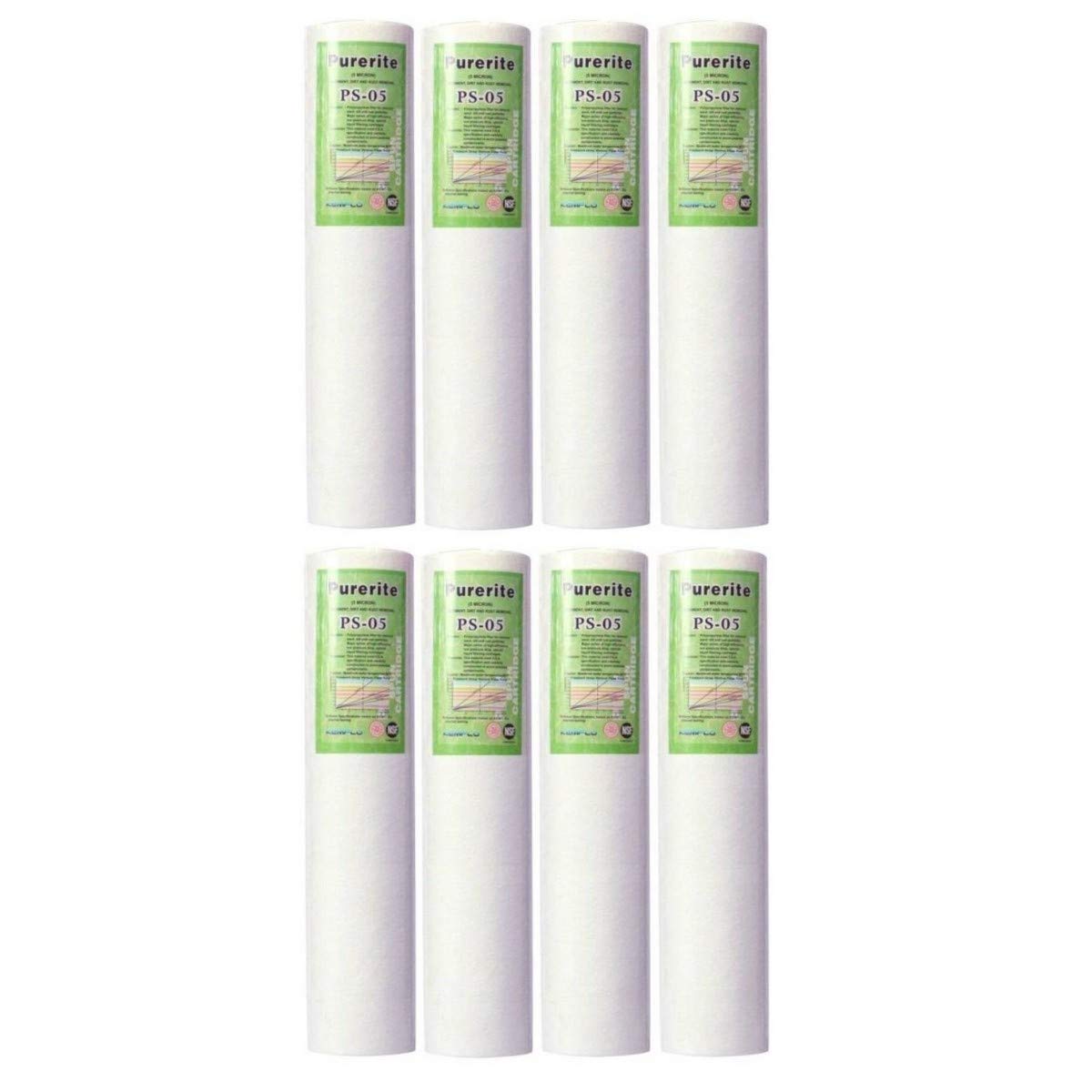Purerite Spun Filter Solid Cartridge 10" Suitable for All Types of Water Purifier (Pack of 8)-image-26