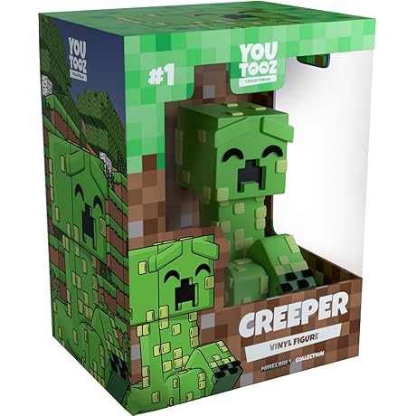 Youtooz Minecraft Creeper 4" Inch Vinyl Figure, Official Licensed Minecraft Creeper Collectible