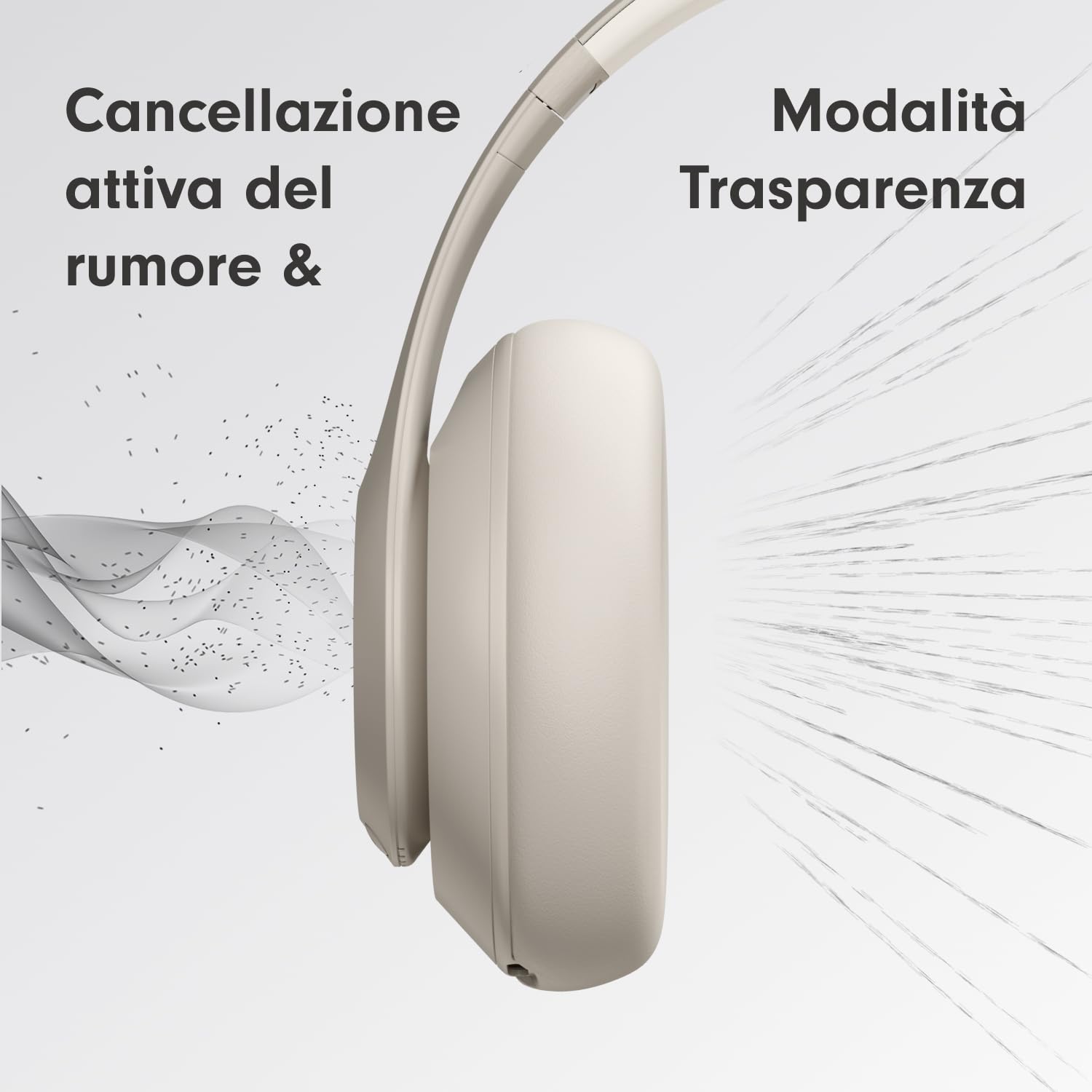 Beats Studio Pro - Cuffie Bluetooth wireless con cancellazione del rumore - Audio spaziale personalizzato, audio lossless USB-C, compatibilità con Apple e Android - Ghiaia