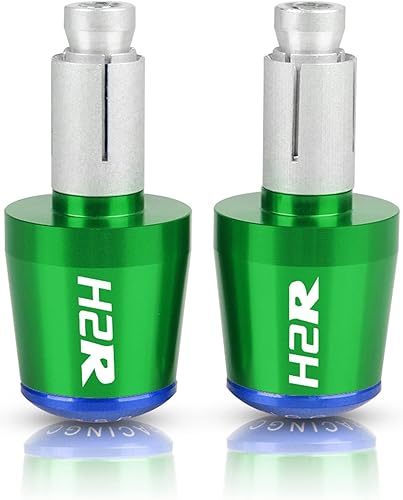 Miniatura 5 de Contrapeso 78 "0.866 in motocicleta manillar engranaje balanceado enchufe deslizante manillar barra de extremos puños tapa para Kawasaki para Ninja