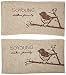 SoYoung Brown Birds Pair of Small Ice Packs