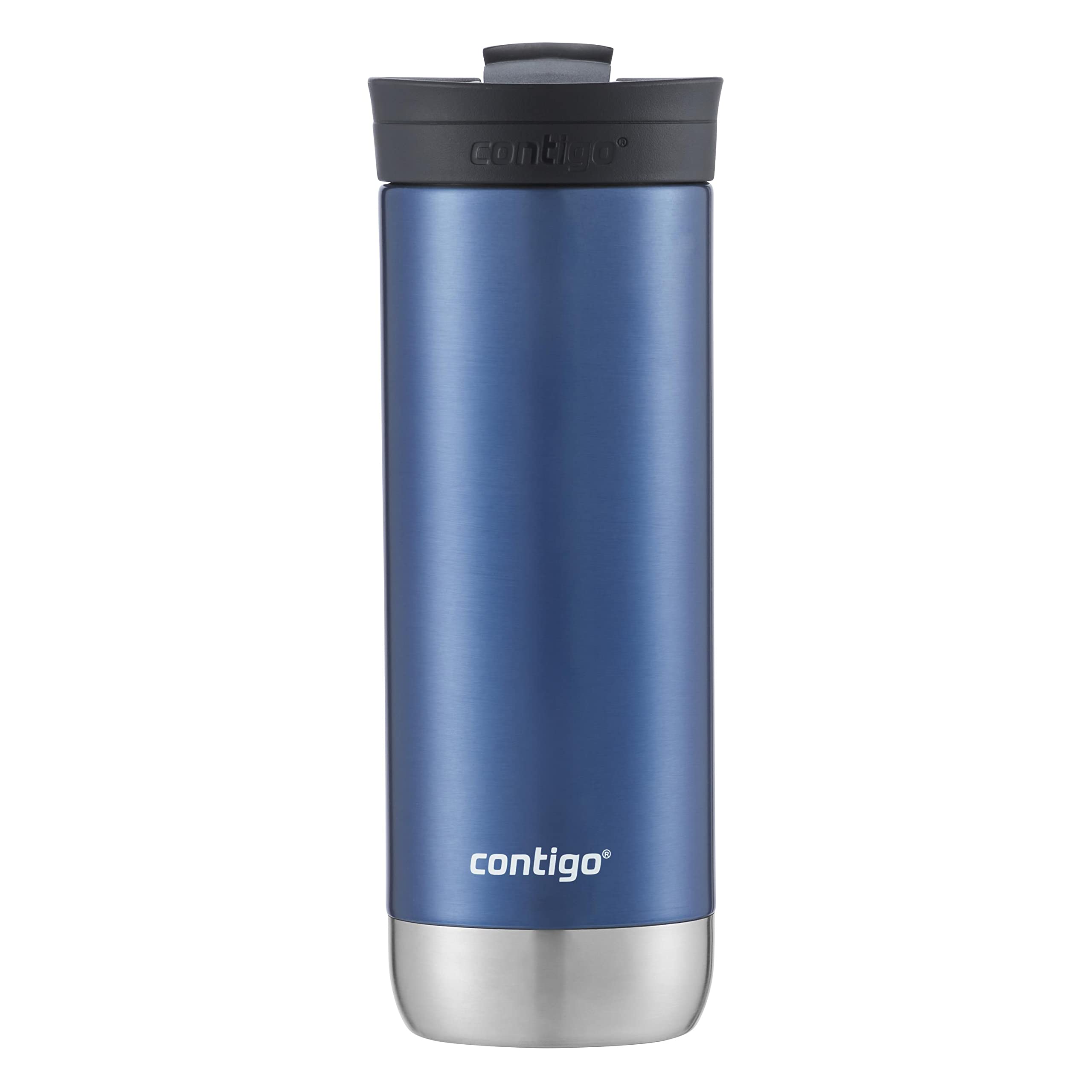 Contigo SnapSeal Insulated Stainless Steel Travel Mug 2-Pack, 20 oz, Blue Corn & Acid Wash
