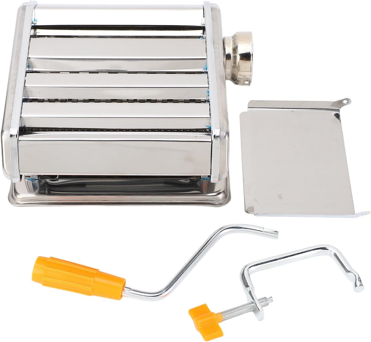 Zerodis Manual Noodle Maker Manual Pasta Makers Crank Pasta Machine with 6 Adjustable Thickness Fast Cutting Multifunction Pressing Machine for Ramen Lasagna Spaghetti Noodle