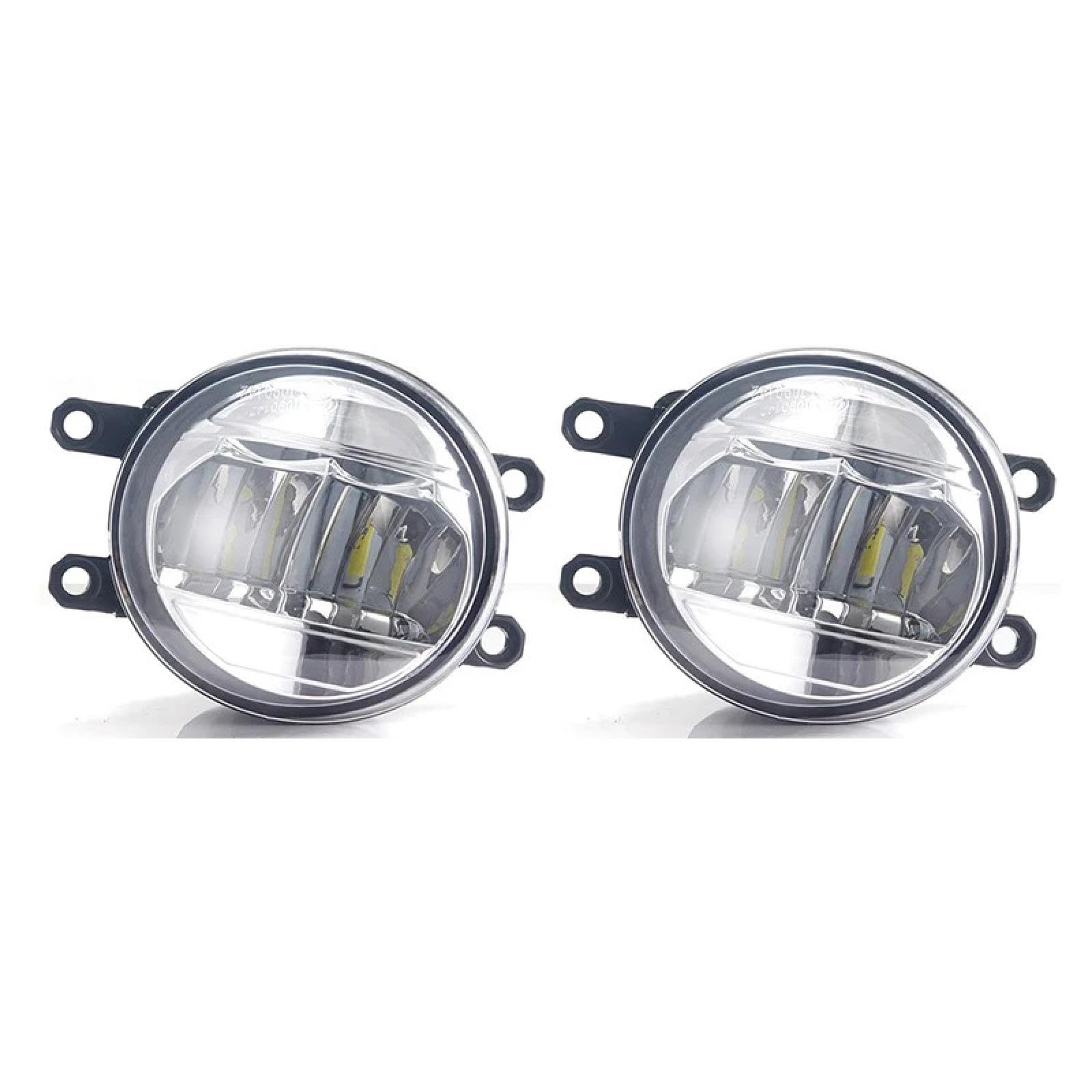 Mistlampen 2 X Lewe + Prawe światło przeciwmgielne samochodu Dla Yaris (_P9_) Hatchback 2005-2014 30W LED DRL Przeciwmgielne światło do jazdy dziennej H11 12V