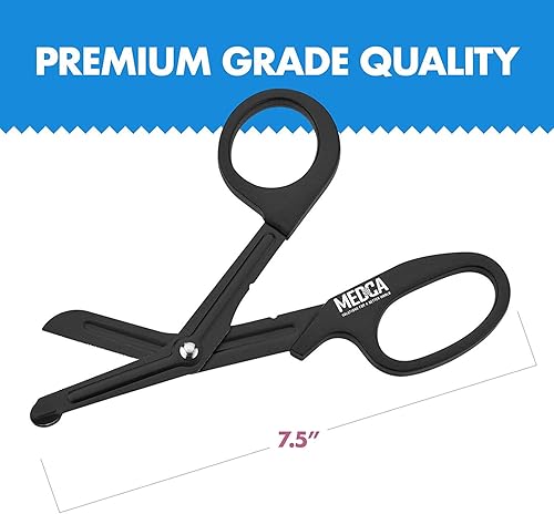 Miniatura 7 de Tijeras médicas para vendaje – Tijeras de trauma y tijeras de primera respuesta EMT – fabricadas con acero inoxidable de alta calidad para