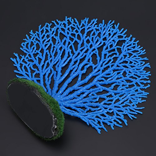 Pssopp Blue Artificial Coral Plants for Aquarium Fish Tank - Image 4