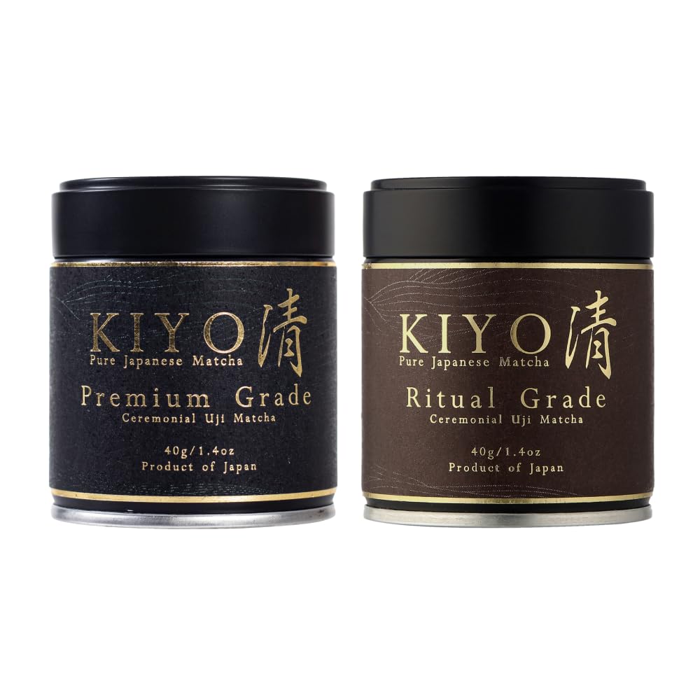 Kiyo Matcha Premium Grade Ritual Grade Ceremonial Uji Matcha - Pure Japanese First Harvest Ceremonial Grade Matcha Green