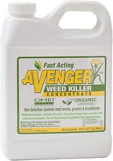 Avenger Organics, Avenger Weed Killer Concentrate, for Organic Gardening, 32 oz