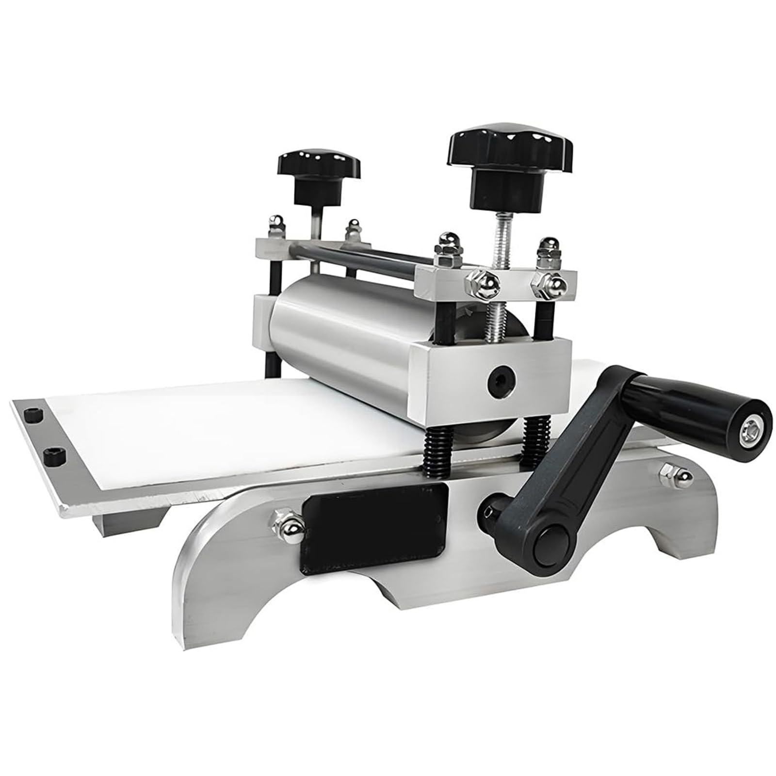 Rouleau réglable pour presse de gravure manuelle assurant des impressions nettes