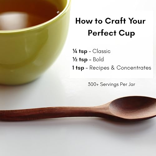 Miniatura 3 de Civilized Coffee Instant Assam - Polvo de té verde – Para té caliente, té helado y hornear, tarro de 8 onzas