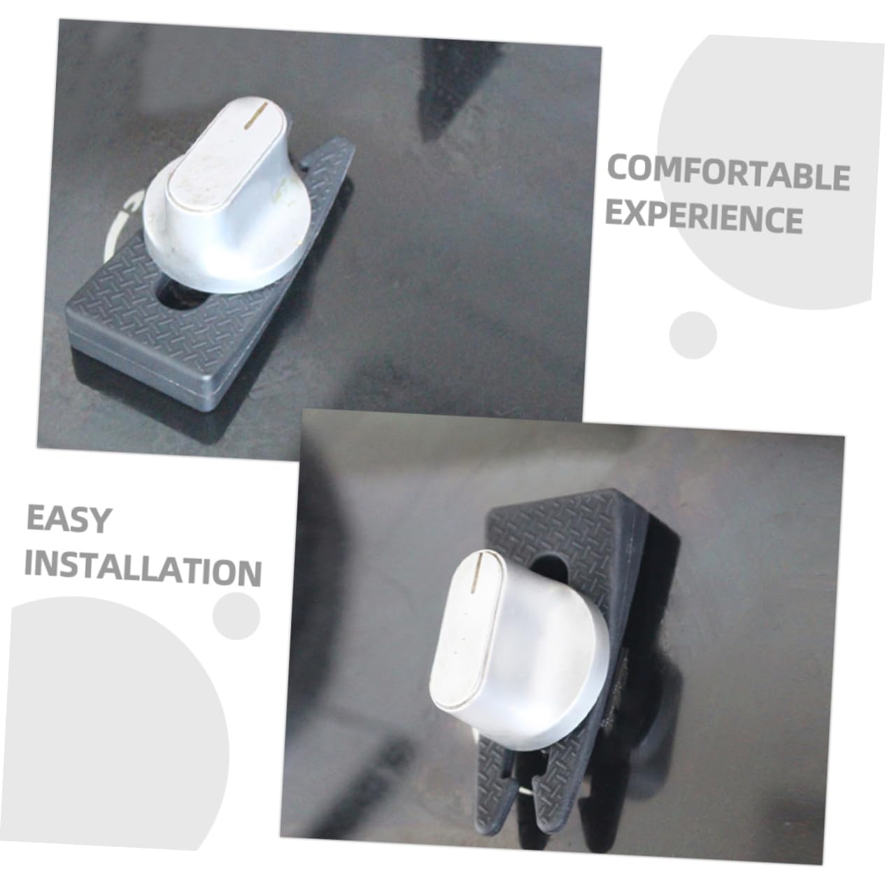 KOMBIUDA 2sets Oven Safety Locks Gas Stove Knob Covers Toddler Proof Stove Protector Easy to Install Modern Look 2pcs*2