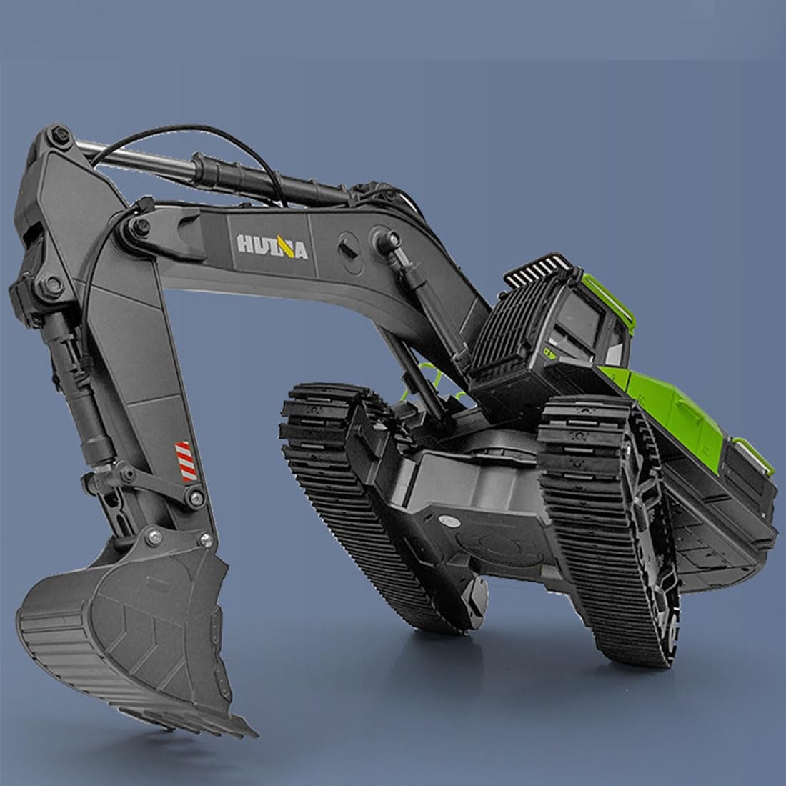 Model koparki RC Digger, skala 1/14 22CH 2,4G 4 w 1, wielofunkcyjna koparka ze stopu zdalnego sterowania ze światłami LED, model pojazdu inżynieryjnego dla dorosłych i młodzieży