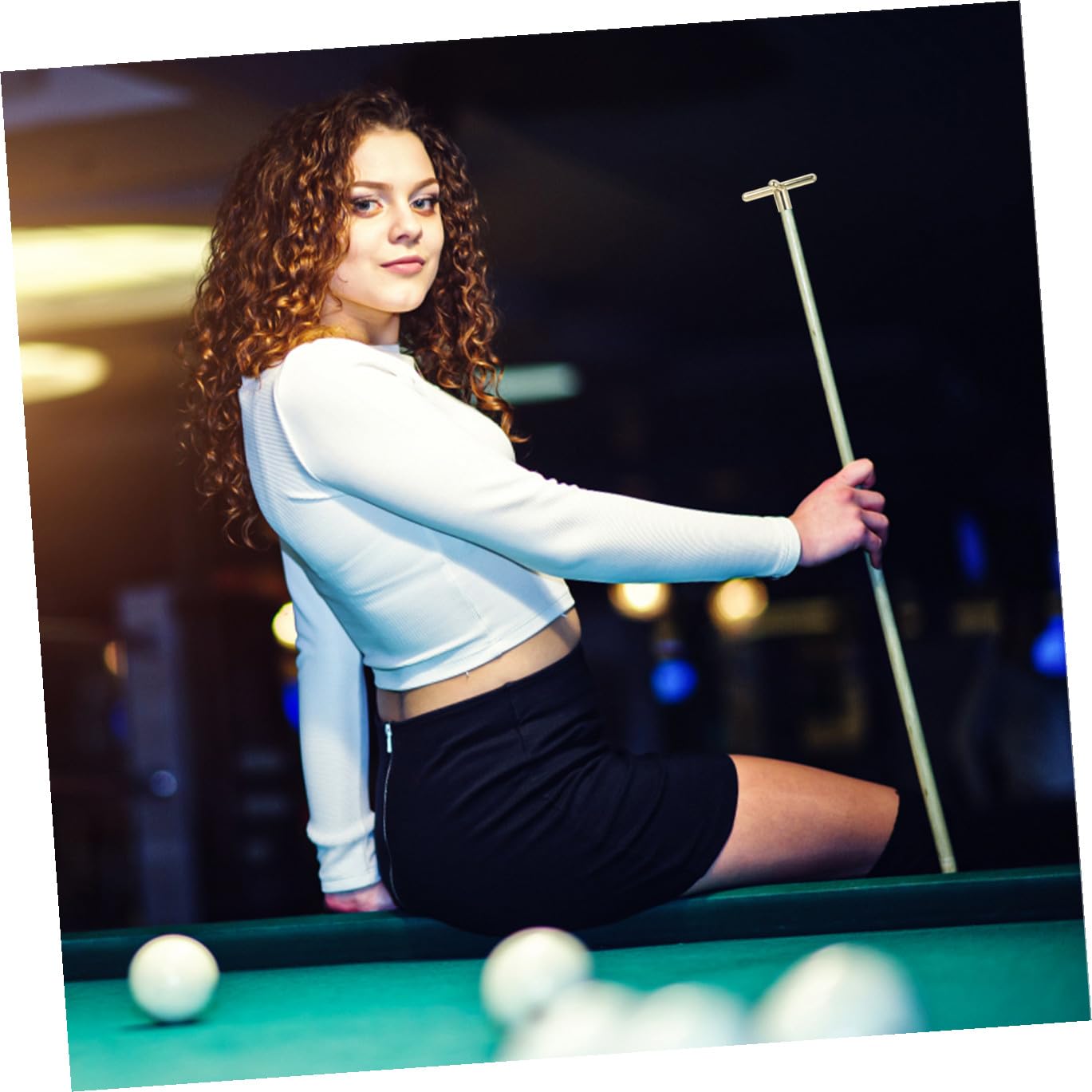 3pièces Support De Queue De Billard avec Croisillon Porte-cue Stable Et Pratique pour Snooker Et Billard Américain