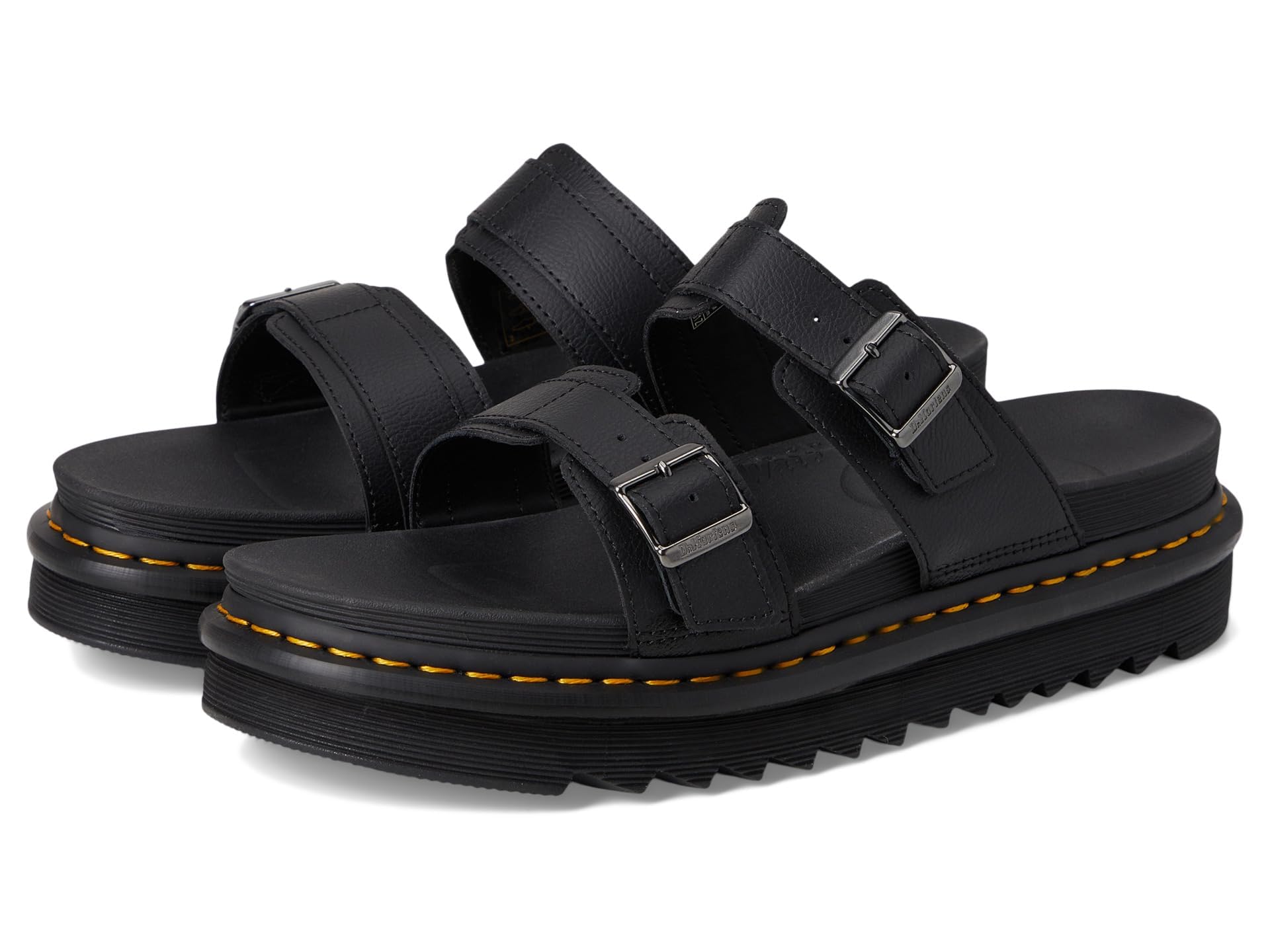 Dr.Martens　myles UK5 Amazon.com | Dr. Martens Unisex Myles Slide Sandal, Black Athena