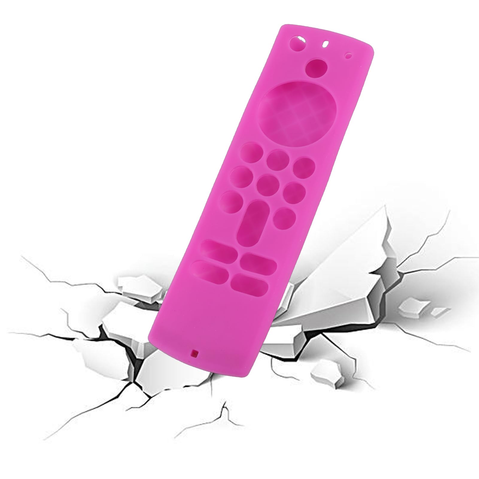 Generic Funda de Silicona para Mando a Distancia Fire TV Stick, Funda Ligera a Prueba de Golpes con Cordón, Diseño de Recortes Precisos para Fácil Acceso, 3.ª Generación (Conjunto Morado)