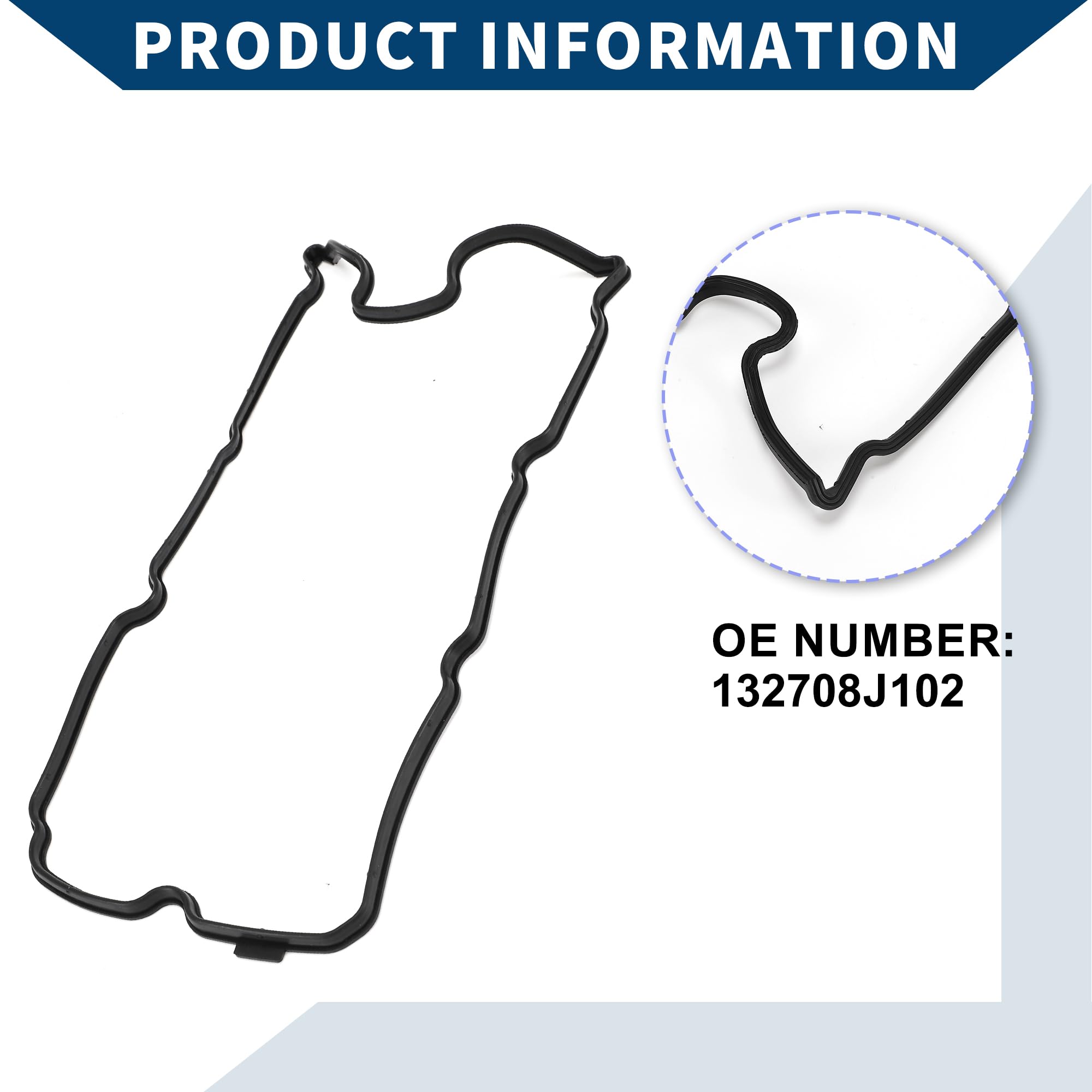Amazon.com: Hihaha No.132708J102 Valve Cover Gasket for