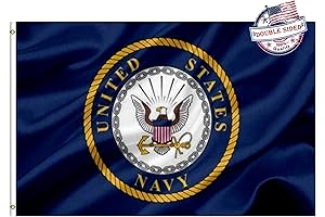 Navy Emblem Military Flag 3x5 Outdoor