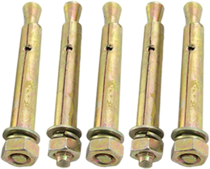 5 Pcs Nuts M8 x 90mm Hex Nut Expansion Bolt Sleeve Panel Nuts Anchors Tool