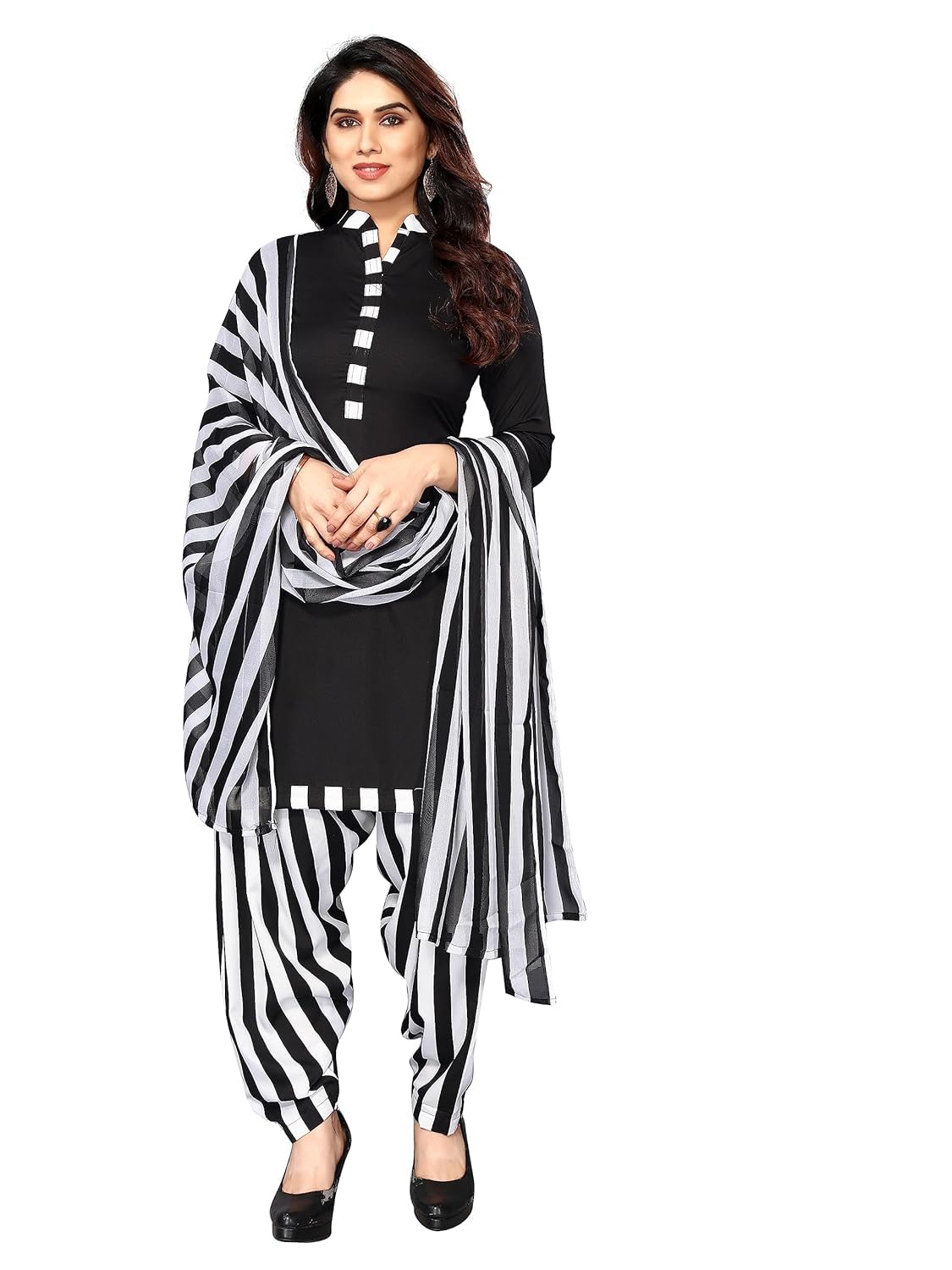 GenericPGF Women's fancy dress material patiyala salwar suit set with dupatta