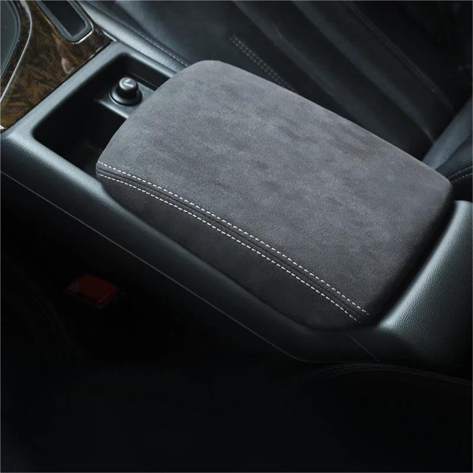 Dtsgcx Style 6 Car Central Armrest Box Cover Tray Case Holder For Q3 F3 For Sportback 2019 2020 2021 2022 2023 2024 For Car(Style 6)