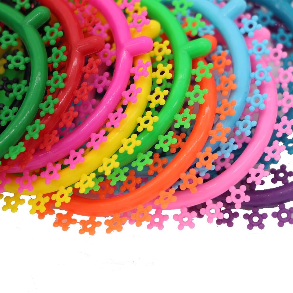 1000 Pcs Dental Orthodontic Cartoon Ligature Ties Cartoon O-Ring Rubber Elastic Bands (Flower - 1000 Pcs)